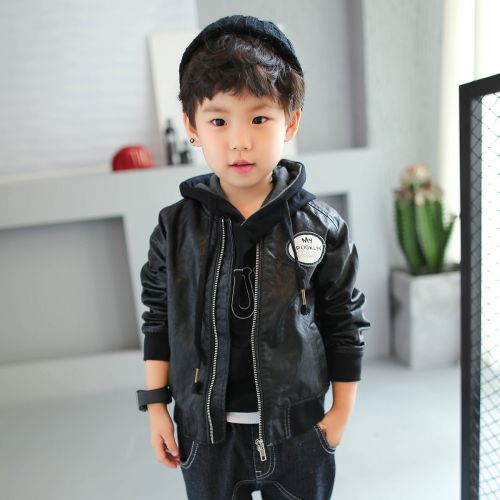 Veste pour garçon en cuir PU - Ref 2158913