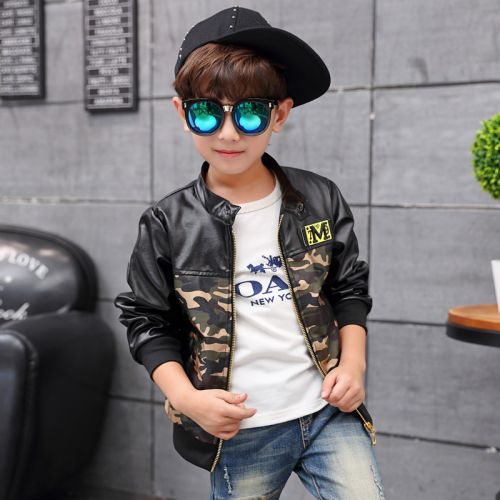 Veste pour garçon en cuir PU - Ref 2158964