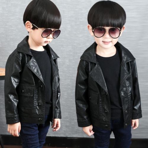 Veste pour garçon en cuir PU - Ref 2158982