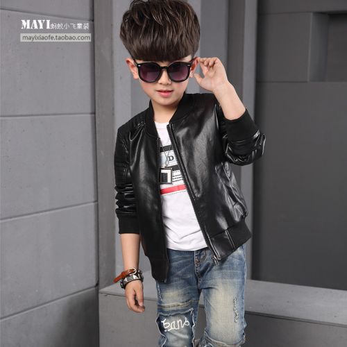 Veste pour garçon en cuir PU - Ref 2158995