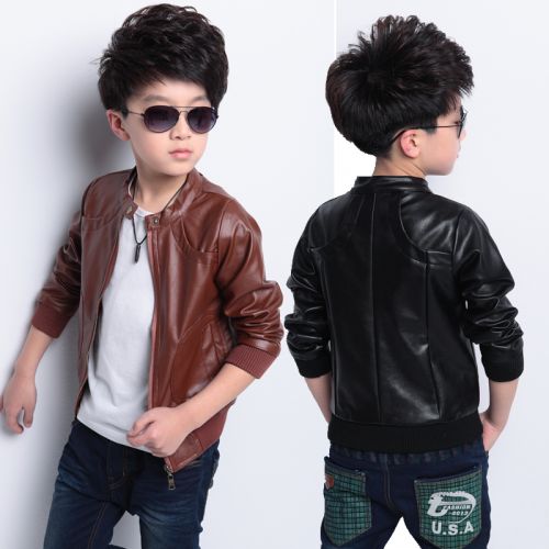 Veste pour garçon en cuir PU - Ref 2159003