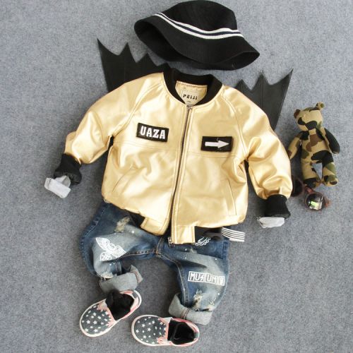 Veste pour garçon FANG en cuir PU - Ref 2159067