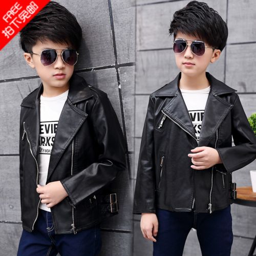 Veste pour garçon en cuir PU - Ref 2159076