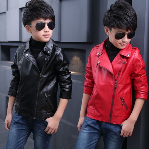 Veste pour garçon en cuir PU - Ref 2159092