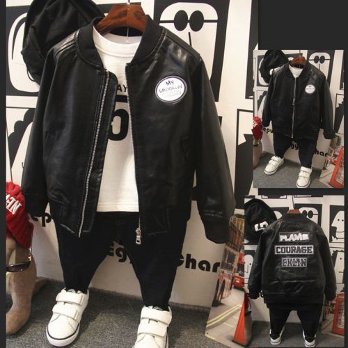 Veste pour garçon en cuir PU - Ref 2159116