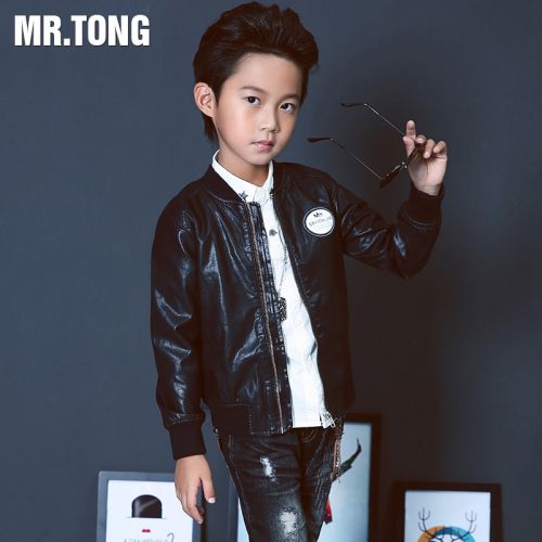 Veste pour garçon en cuir PU - Ref 2159122