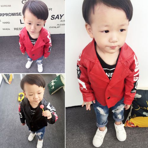 Veste pour garçon en cuir PU - Ref 2159126