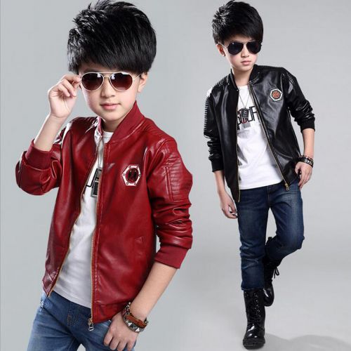 Veste pour garçon en cuir PU - Ref 2159182