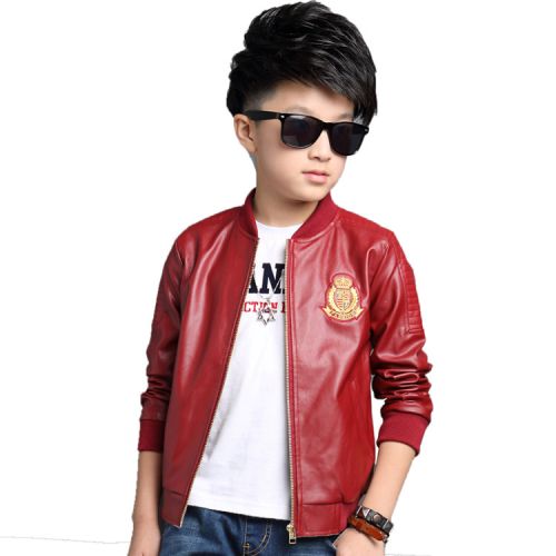 Veste pour garçon en cuir PU - Ref 2159379