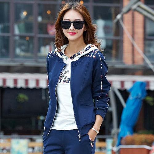 Vêtement de sport femme Mme Hooded Parure en coton - Ref 619153