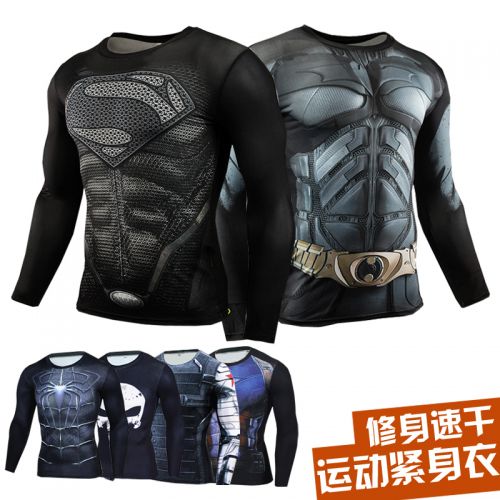 Vêtement fitness homme BOLSHO Hero manches longues en polyester - Ref 603267