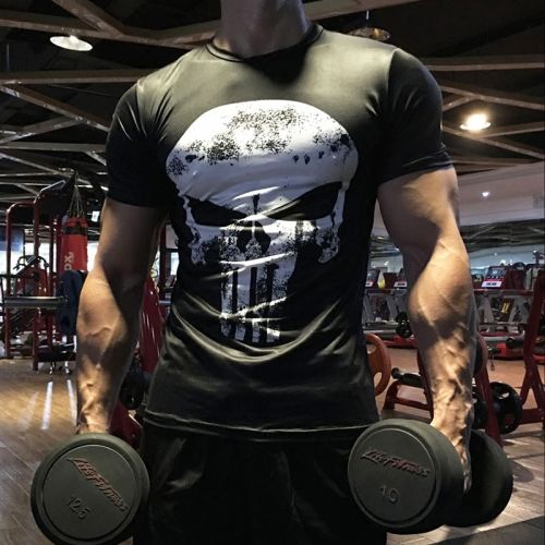 Vêtement fitness homme en spandex - Ref 603282