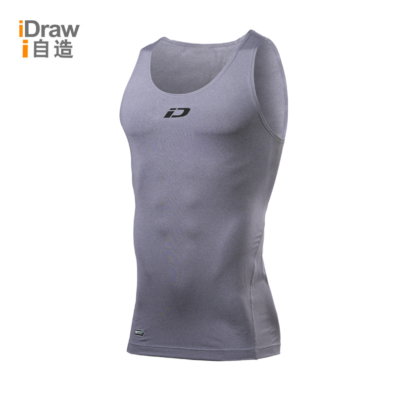  Vêtement fitness homme IDRAWI  en polyester - Ref 603490