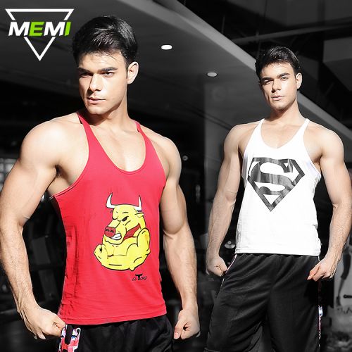 Vêtement fitness homme MEMI en coton - Ref 603500