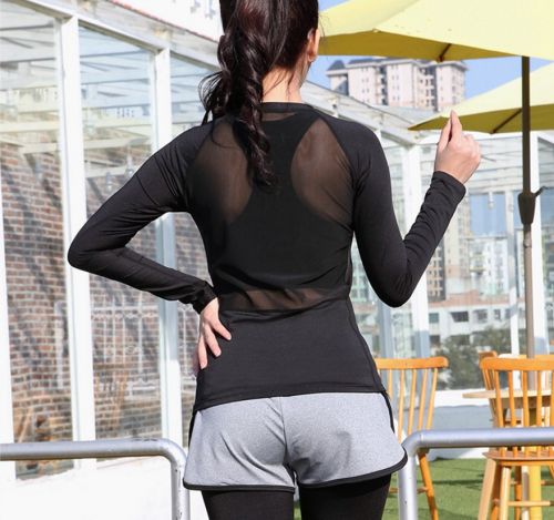Vêtement fitness femme en polyester - Ref 603869