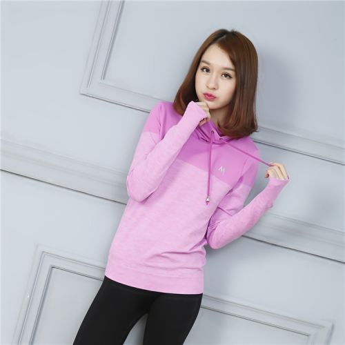 Vêtement fitness femme manches longues siamois en nylon - Ref 604978