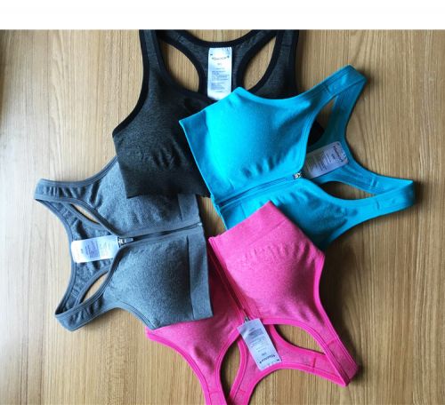  Vêtement fitness femme nouvelle fermeture éclair en nylon - Ref 605113