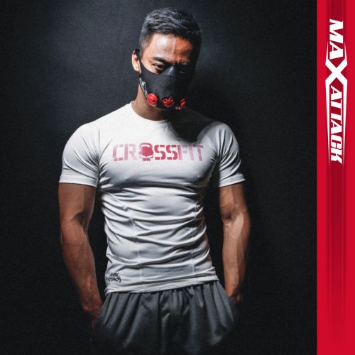 Vêtement fitness uniGenre MAXATTACK Blanc chaud court en polyester - Ref 605206