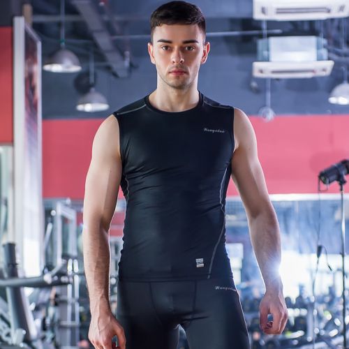  Vêtement fitness homme en polyester - Ref 605352