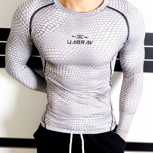 Vêtement fitness homme serpentin en polyester - Ref 605435