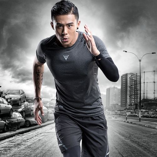Vêtement fitness homme VIDEKE en polyester - Ref 605512