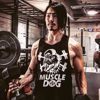  Vêtement fitness homme MUSCLEDOG en coton - Ref 606120