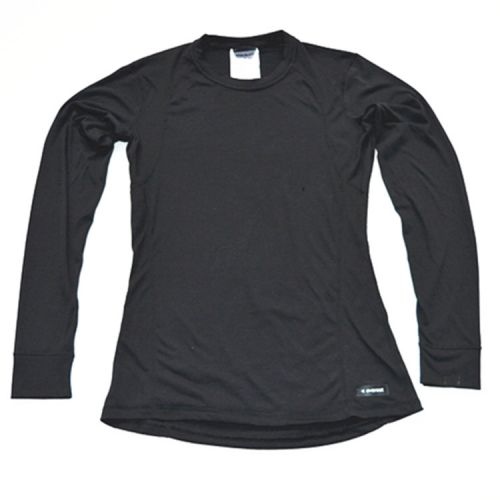  Vêtement fitness femme noire à manches longues en polyester - Ref 606296