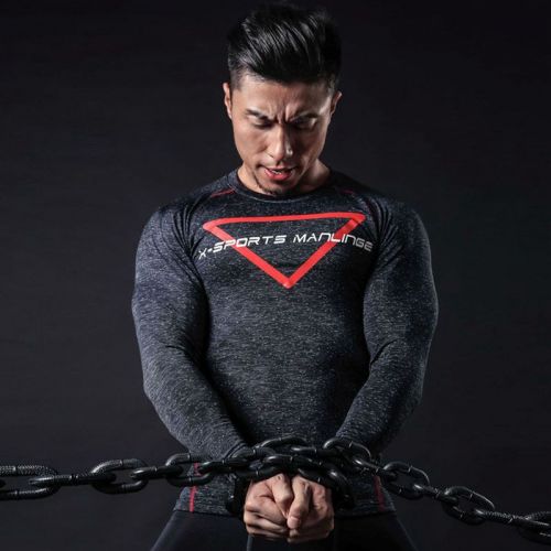  Vêtement fitness homme en spandex - Ref 606432