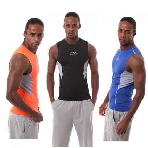 Vêtement fitness homme en spandex - Ref 606558
