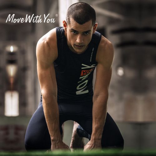  Vêtement fitness homme MOVE WITH YOU en polyester - Ref 606563