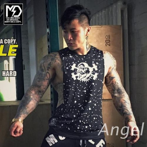 Vêtement fitness homme Muscle Dog en coton - Ref 606580