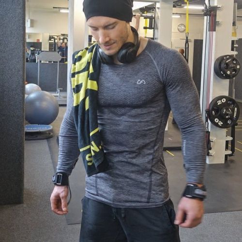  Vêtement fitness homme GYM AEST en spandex - Ref 606813