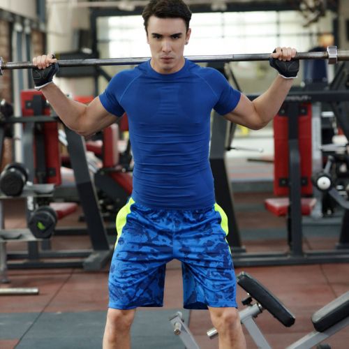  Vêtement fitness homme en polyester - Ref 607396
