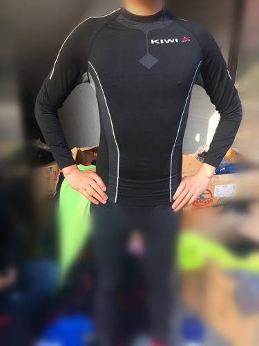 Vêtement fitness homme en polyester - Ref 607716