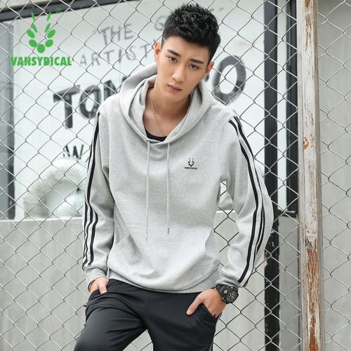  Vêtement fitness homme VANSYDICAL manteau pull en coton - Ref 607937