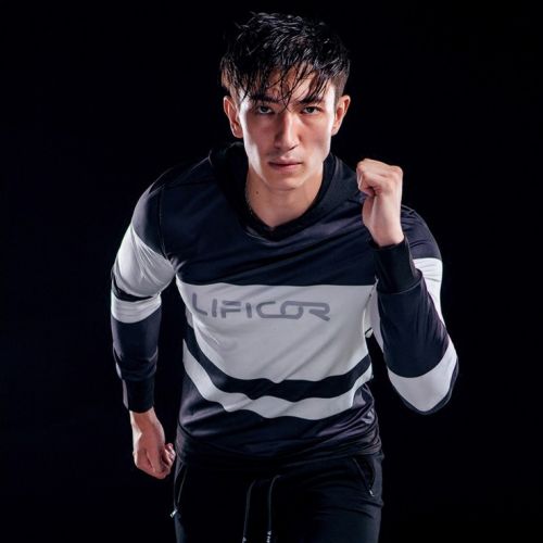 Vêtement fitness homme AMHA automne et en hiver en Lycra - Ref 608030