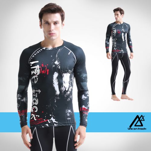  Vêtement fitness homme LIFE ON TRACK en polyester - Ref 608095