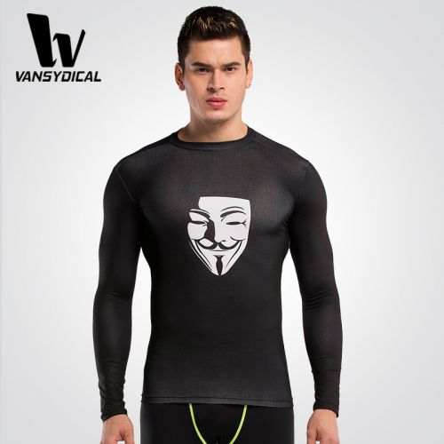 Vêtement fitness homme VANSYDICAL Film Version manches longues AWDYCX en Lycra - Ref 608349