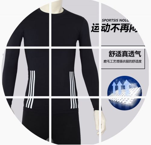 Vêtement fitness homme en polyester - Ref 609418