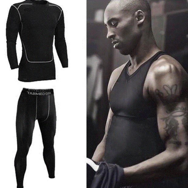 Vêtement fitness homme en spandex - Ref 609670
