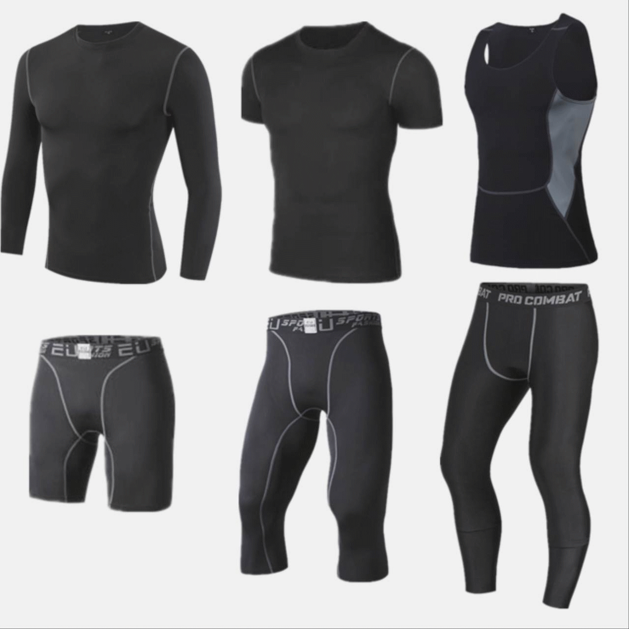 Vêtement fitness homme en polyester - Ref 612033
