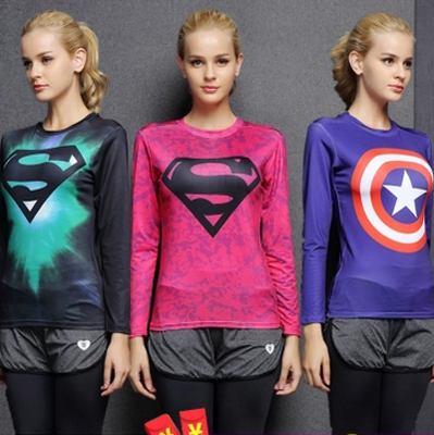 Vêtement fitness femme héroïne en polyester - Ref 612276