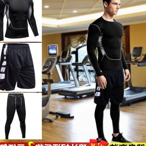 Vêtement fitness homme en polyester - Ref 613141