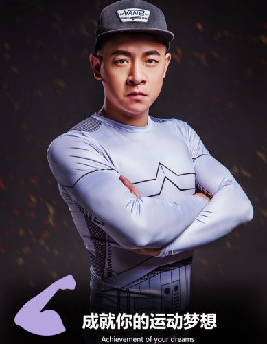  Vêtement fitness homme en spandex - Ref 616384