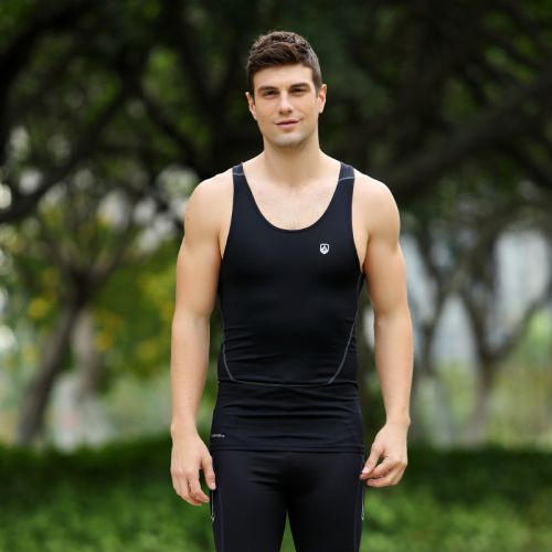  Vêtement fitness homme LEEVY en polyester - Ref 616393