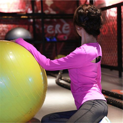 Vêtement fitness femme sport à manches longues en nylon - Ref 616531