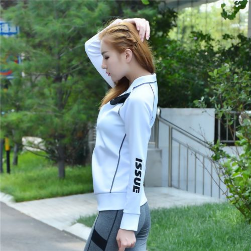 Vêtement fitness femme sport à manches longues en polyester - Ref 616558