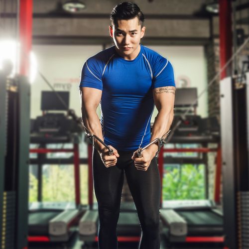  Vêtement fitness homme UYIBUY en nylon - Ref 616632