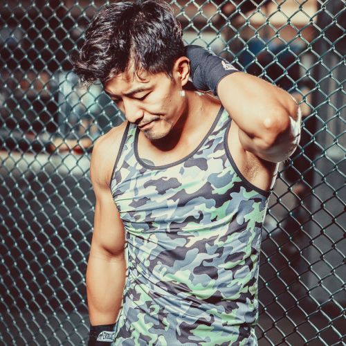  Vêtement fitness homme AZAR en polyester - Ref 616647