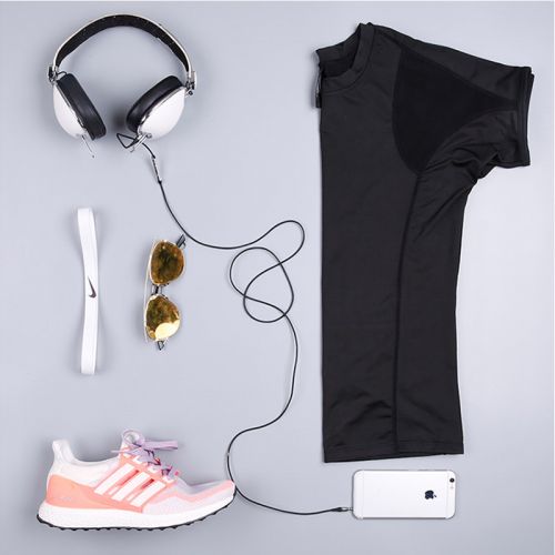 Vêtement fitness femme ESADAHOME vêtements de remise en forme de maille respirante en nylon - Ref 616651